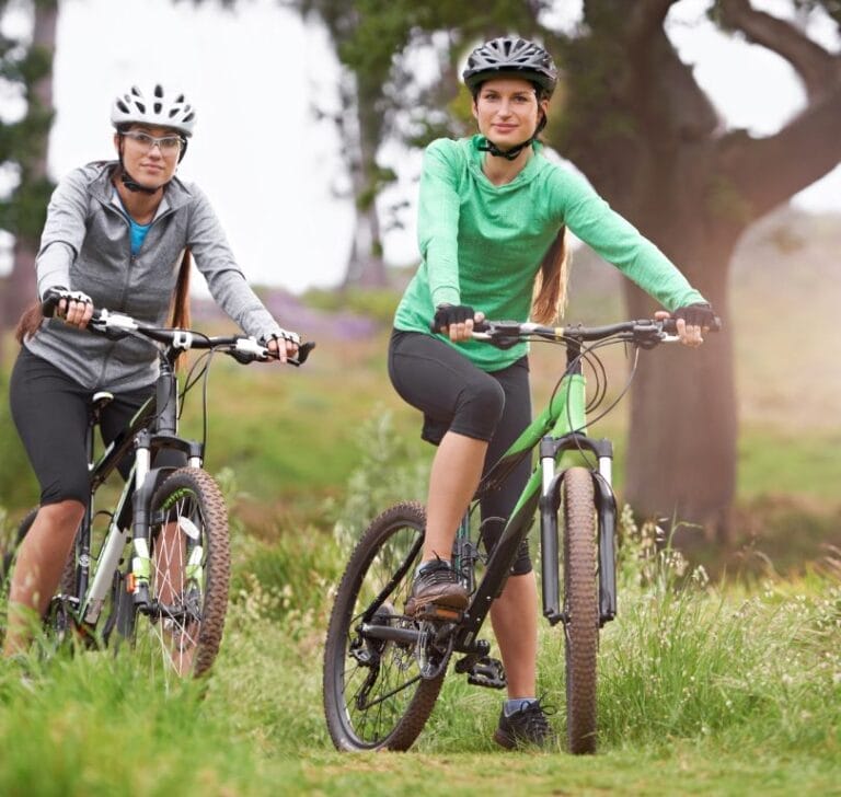 gezonde afstand om te fietsen